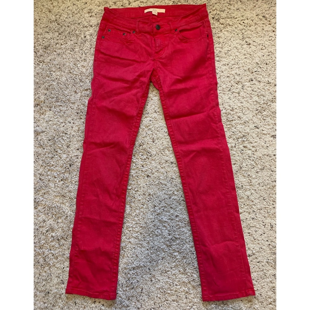 Forever 21 red skinny jeans!